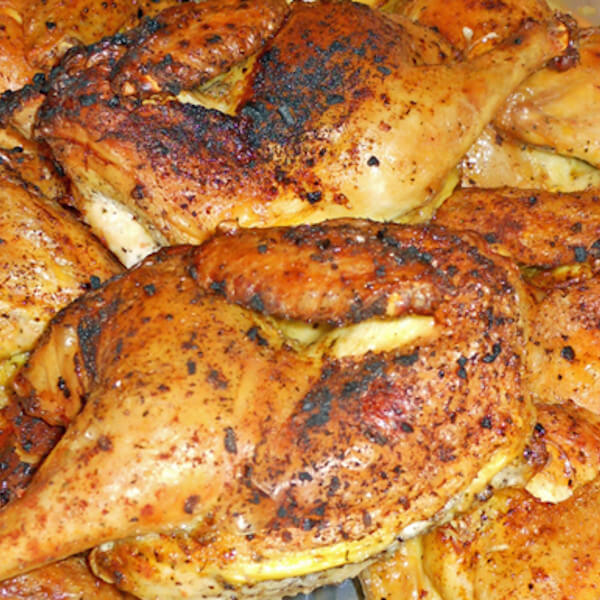 ربع دجاجة مع زعتر 