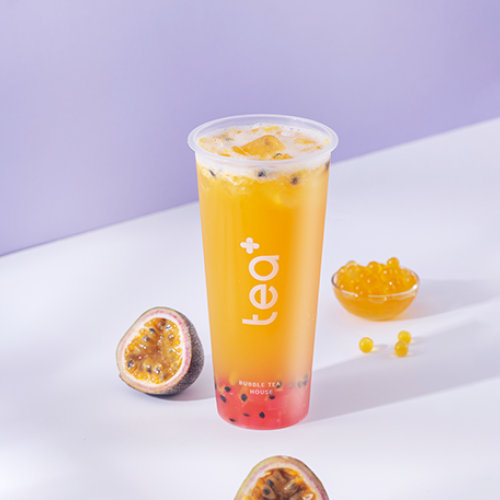 شاي أخضر بالمانجا والباشن فروت 