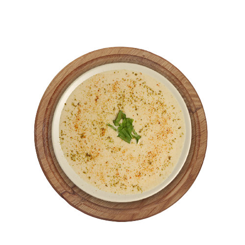 سلطة مع طحينة