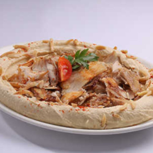حمص مع شاورما