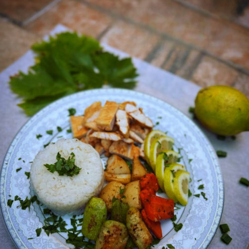 وجبة شيش طاووق