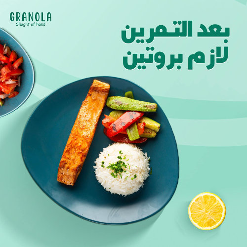 وجبة سالمون