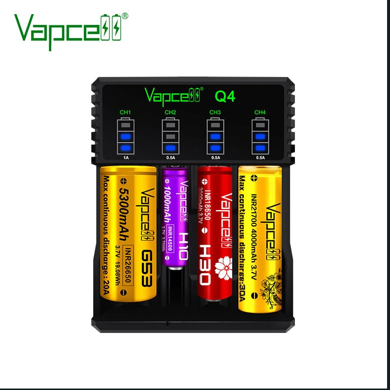 شاحن vapcell q4